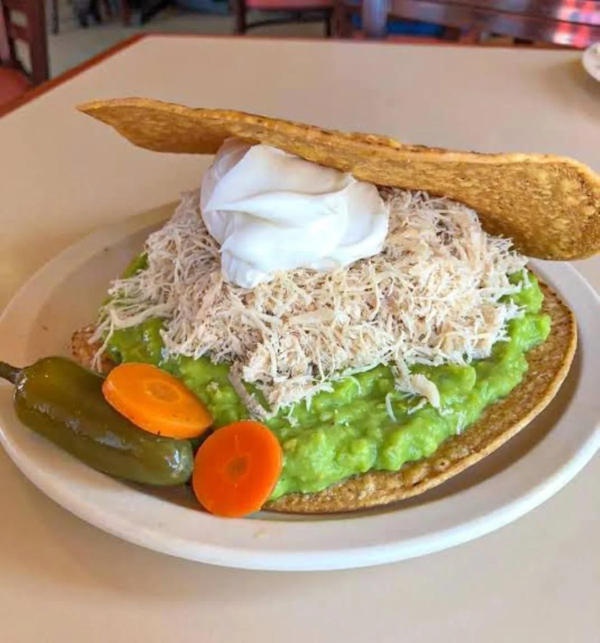Taco estilo Siberia de pollo